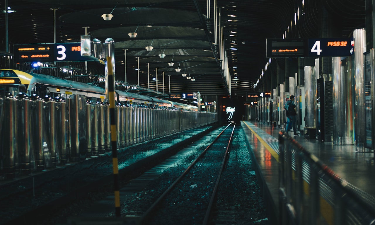 Rail track sleeper block schemes influences on rail bridge switch4