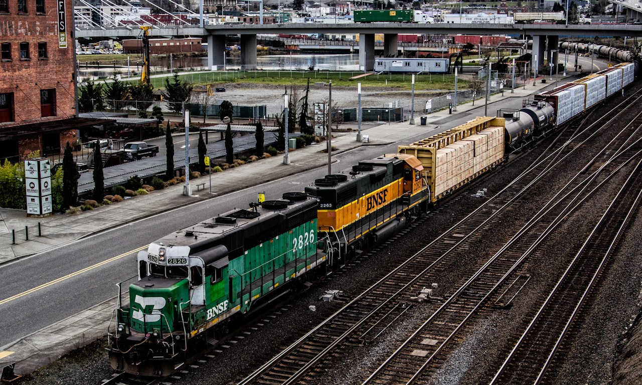 how close can you build to train tracks0